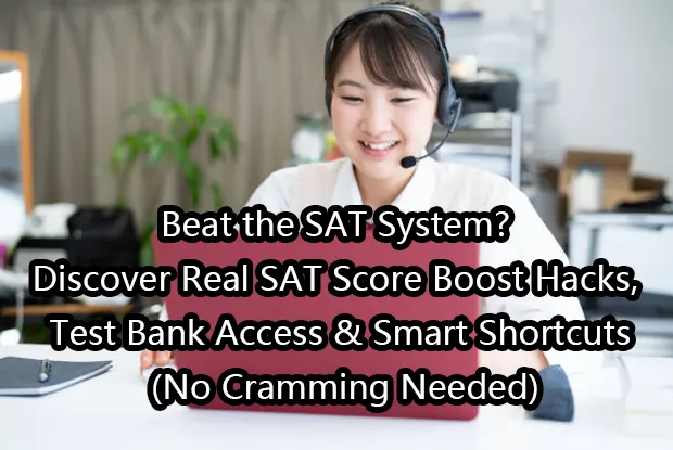 Beat the SAT System? Discover Real SAT Score Boost Hacks, Test Bank Access & Smart Shortcuts (No Cramming Needed)