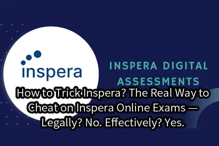 How to Trick Inspera? The Real Way to Cheat on Inspera Online Exams — Legally? No. Effectively? Yes.