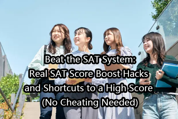 Beat the SAT System: Real SAT Score Boost Hacks and Shortcuts to a High Score (No Cheating Needed)