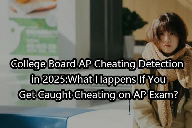 College Board AP Cheating Detection in 2025:What Happens If You Get Caught Cheating on AP Exam?