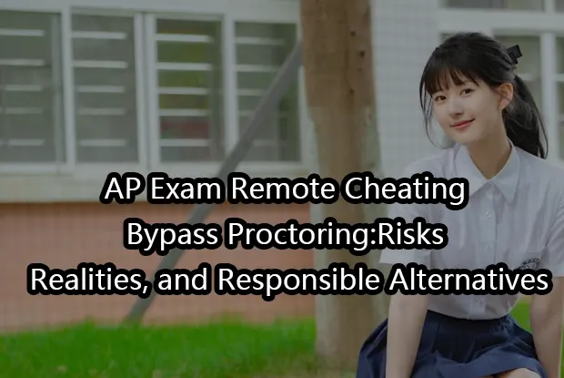 AP Exam Remote Cheating&Bypass Proctoring:Risks, Realities, and Responsible Alternatives