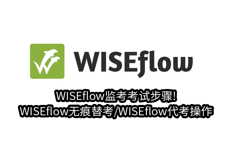 WISEflow监考考试步骤!WISEflow无痕替考/WISEflow代考操作