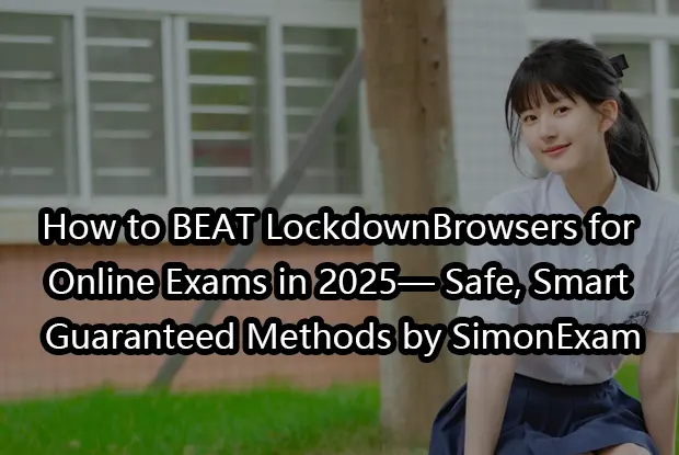 How to BEAT LockdownBrowsers for Online Exams in 2025— Safe, Smart & Guaranteed Methods by SimonExam