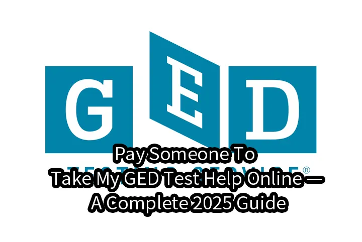 Pay Someone To Take My GED Test Help Online — A Complete 2025 Guide