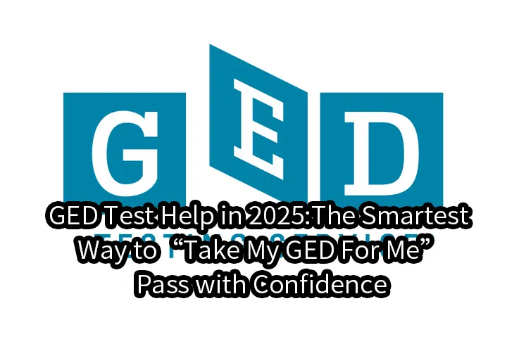 GED Test Help in 2025:The Smartest Way to“Take My GED For Me”&Pass with Confidence