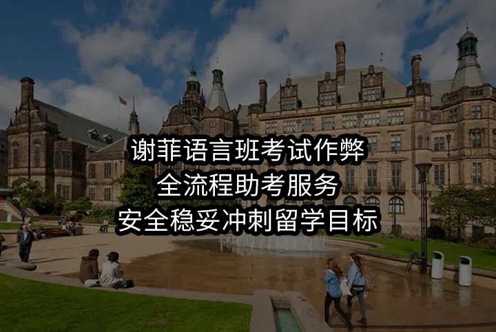 谢菲语言班考试作弊:全流程助考服务,安全稳妥冲刺留学目标