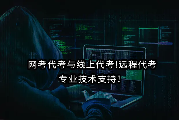 网考代考与线上代考!远程代考，专业技术支持！