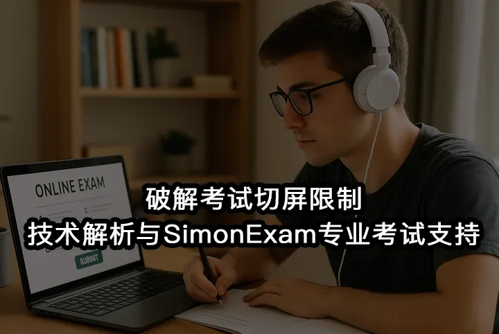 破解考试切屏限制：技术解析与SimonExam专业考试支持