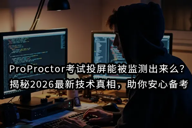 ProProctor考试投屏能被监测出来么？揭秘2026最新技术真相，助你安心备考