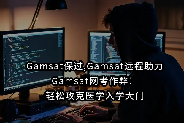 Gamsat保过,Gamsat远程助力,Gamsat网考作弊！轻松攻克医学入学大门
