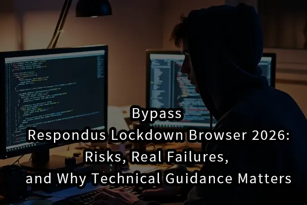Bypass Respondus Lockdown Browser 2026: Risks, Real Failures, and Why Technical Guidance Matters