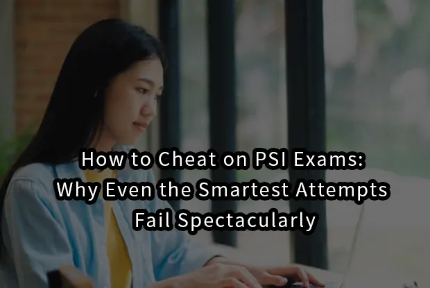 How to Cheat on PSI Exams: Why Even the Smartest Attempts Fail Spectacularly