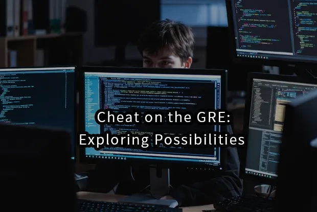 Cheat on the GRE: Exploring Possibilities